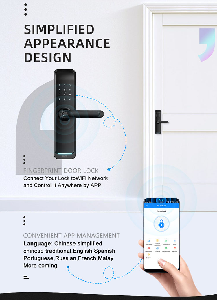 O benefício da fechadura da porta com impressão digital