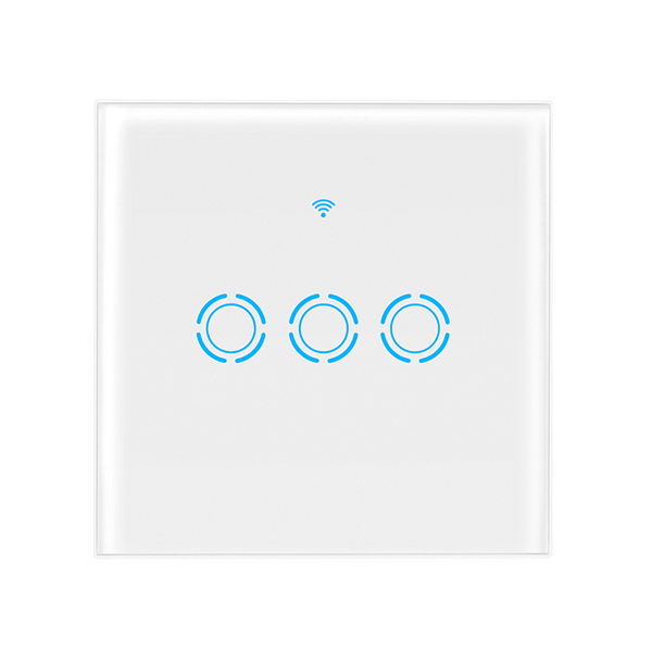 Interruptor de luz de tela de toque remoto Wifi de aplicativo inteligente